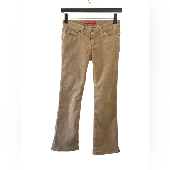 Ag Adriano Goldschmied Denim - AG Big Star Rare Vintage Corduroy Boot Cut Jeans from sample line, Caramel 27 R
